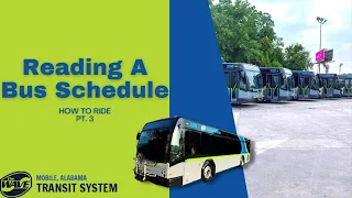 How To Ride Reading a Bus Schedule The Wave Transit System Mobile AL