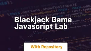 Blackjack game javascript lab