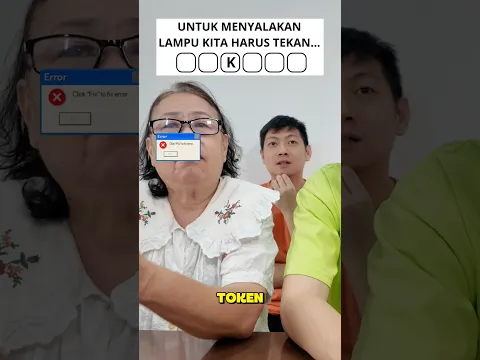 Lohh kok token ?  Tapi ya ada benernya sihh… 😂😂