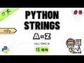 Class 11 Computer Science Chapter 8 Python Strings NCERT CBSE ONE SHOT PYTHON