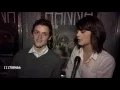 Sofia Black-D elia and James Newman at the screening of Hanna
