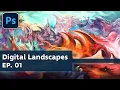 How To Paint Imaginary Landscapes Setup Episode 1