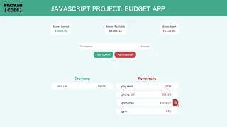 JavaScript Project Budget App