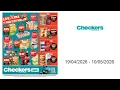 Checkers specials - April Month-End Promotion