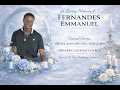 Lagu FUNERAL SERVICE  OF  FERNANDES EMMANUEL
