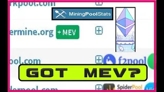 GOT MEV DOES YOUR ETHEREUM MINING POOL USE MEV MININGPOOLSTATS STREAM