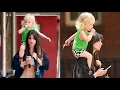 Emily Ratajkowski gives son Sylvester a ride on her shoulders in NYC