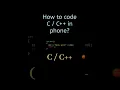 coding in mobile mobile app for coding practice