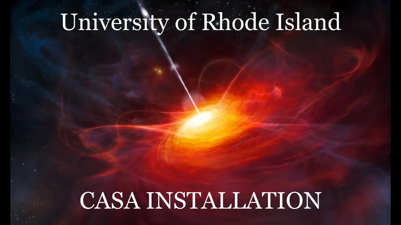 URI Astrophysics Tutorial Series - Installing CASA