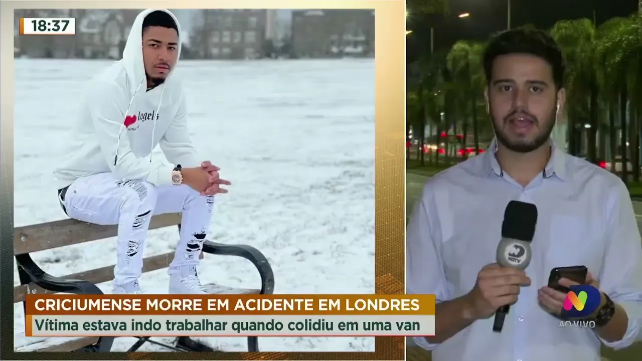 Criciumense morre em acidente em Londres
