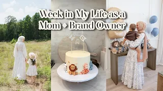 Week In My Life as a Mom + Brand Owner!