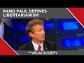 Rand Paul Defines Libertarianism