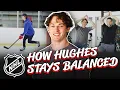 NHL Balance Drills w Luke Hughes Hockey Academy