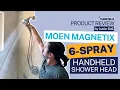 Review Moen Magnetix 6-Spray Handheld Shower Head