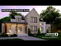 Best Modern farmhouse home plan with 4 bedrooms by Drummond House Plans plan 2615-V1