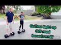 Best heavy duty GoTrax hoverboard test and review all terrain 8 wheels Like and subscribe