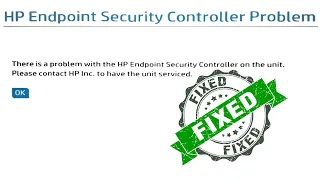 hp endpoint security controller problem Fixed