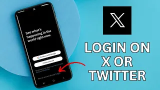 How to Login to X Account 2024 X App Login