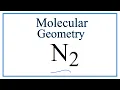 N2 Nitrogen gas Molecular Geometry and Bond Angles