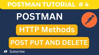 API Testing Tutorial 4 HTTP Methods POST PUT and Delete in Postman API Testing Tutorial