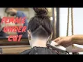 FEMALE UNDERCUT HOW TO WOMEN S TAPER FADE HAIRCUT