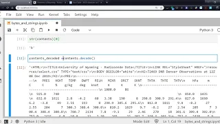 MetPy Mondays - encode decode and bytes OH MY