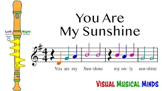 Download You Are My Sunshine for Recorder MP3