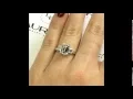 2 carat Emerald Cut Diamond 3-Stone Engagement Ring