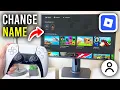 How To Change Display Name On Roblox For PS5 or PS4 - Step By Step