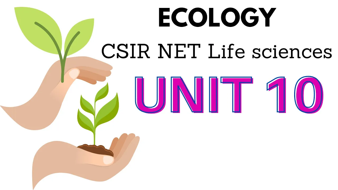 CSIR NET life science unit 10 ecology