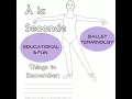 Ballet Technique Coloring Pages Vol 1