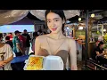 🇱🇦Queen Of Omelet in Night Market Vientiane - Laos Street Food