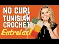 Tunisian Crochet Entrelac Made Easy with THIS Stitch Goodbye Curling