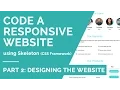 Part 2 Code a Responsive Website using Skeleton STWebDesigner