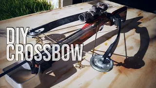diy homemade reverse crossbow 200fps howto crossbow