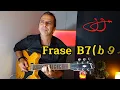 Bireli Lagrene-style dominant B7(b9) lick (Made in France). Excellent jazz line.