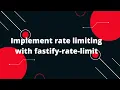 Rate Limiting Demystified Implementing Fastify Rate Limiting for Node js APIs
