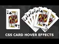 Card Hover Effects Using Html And CSS - CSS Image Hover Effect Tutorial
