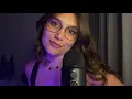 ASMR Kisses lip gloss application