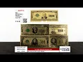 High Denomination 5 Note Set - Uncirculated Gold Foil