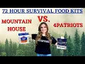WATCH THIS BEFORE YOU BUY Mountain House meals VS 4Patriots meals