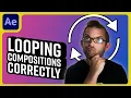 How to loop compositions in After Effects 2019