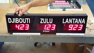 DC-25TZ-3 Time of Day Clock with 3 Time Zones