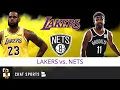 Lakers NBA China Schedule Lakers vs Nets Location Match Up Rumors TV Network How To Watch