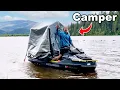 Jet Ski Camper Build Cooking Sleeping on Water