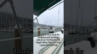 Happy thanksgiving!! Join us on YouTube. SailingUV . #fyp #dream #sailing #doberman #pets