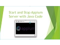 Start and Stop Appium Server Programatically
