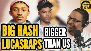 big hash x lucasraps bigger than us livestream reaction 