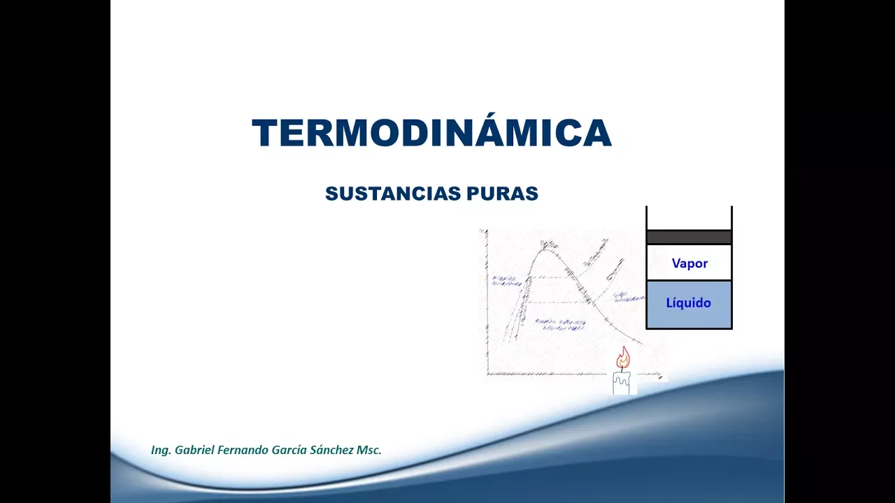 Sustancias puras - Clase 5 Termodinámica