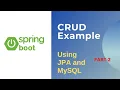 Spring Boot Session 14 Spring Boot JPA CRUD Operations with MySql